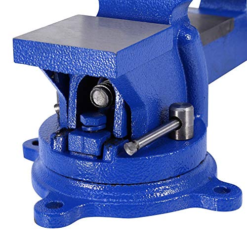200mm Schraubstock Werkbankschraubstock drehbar 360° für Werkbank – Bild 5