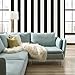 York Wallcoverings DK5994 Disney Kids Silk Stripe Removable Wallpaper, Black/White