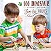 Dinosaur Toys [16 Items] For Boys Girls Of All Ages - Perfect Gift - Jurassic Age Park with T Rex, Raptor, Egg, Book, Stickers – all in this Play set (6” dinosaurs)