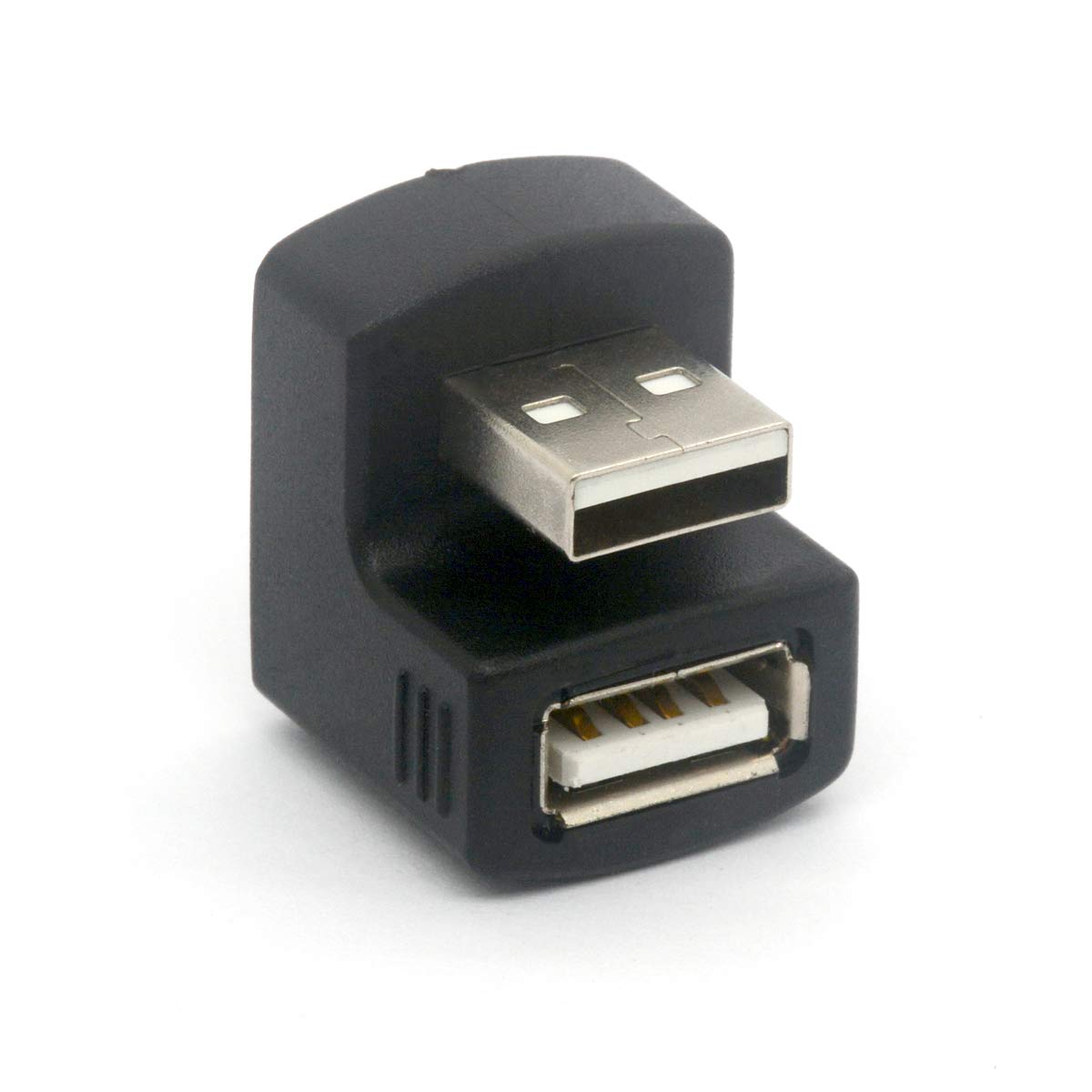Tomost Angled USB Adapter 180 Degree Male to Female USB 2.0 Adaptor USB2.0 Type A Converter Connector For Tight Fit