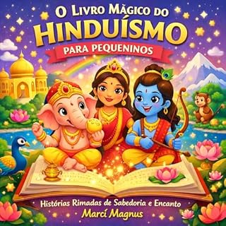 Livro O Livro Mágico do Hinduísmo para Pequeninos: Histórias Rimadas de Sabedoria e Encanto