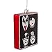 Kurt Adler Glass KISS Poster Ornament, 4.25-Inch