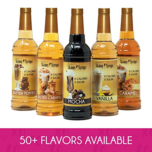 JORDAN’S SKINNY SYRUPS MOCHA, SUGAR FREE COFFEE FLAVORING SYRUP, 25.4 OUNCE BOTTLE