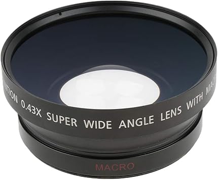 Perfk 72mm 0 45x Objectif Grand Angle Avec Macro Conversion Pour