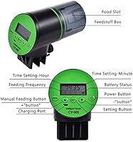 Amazon Com Cobud Automatic Fish Feeder For Aquariums Fish Tank