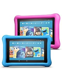 All-New Fire 7 Kids Edition Tablet Variety Pack, 16GB (Blue/Pink) Kid-Proof Case