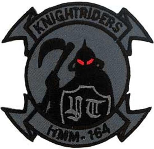 U.S.M.C. Knightriders HMM-164 Patch Green 3 1/2"
