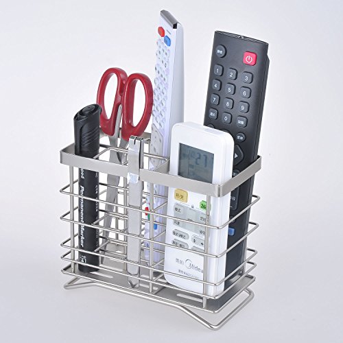 ECROCY Extra Large Stainless Steel Toothbrush Holder - Bathroom Office Kitchen Multi-functional Organizer Stand Rack - 6 Slots for Toothbrush, Toothpaste, shaver, comb, facial cleanser - Thumbnail 2