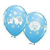 7ct It's a Boy Elephants Blue 11