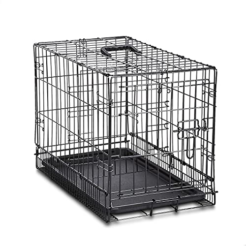 Amazon Basics SingleDoor & DoubleDoor Folding Metal Dog or Pet Crate