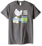 Trevco Men's Woodstock Short Sleeve T-Shirt, Perched Charcoal, Large