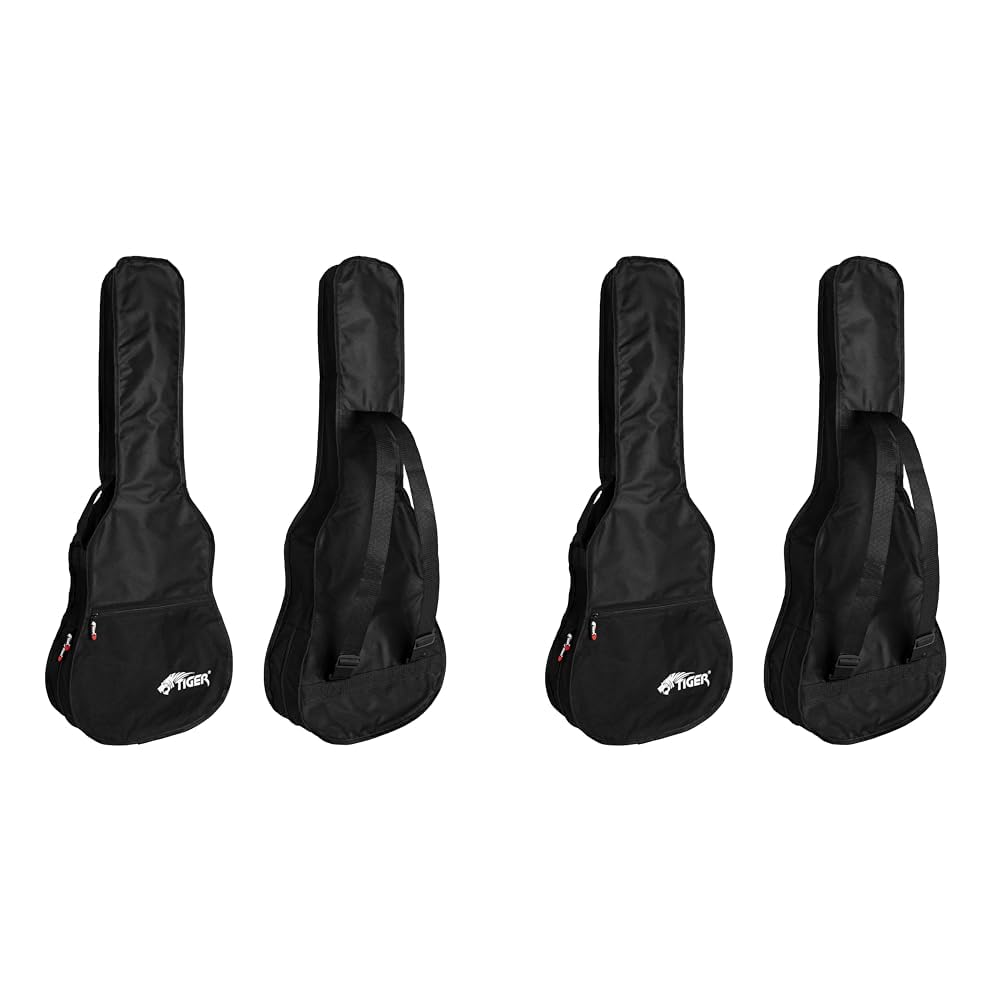 TIGER GGB7 Classical Guitar Bag, Length 99cm, Depth 9cm, Upper Bout 29 cm, Lower Bout 38 cm (Pack of 2)