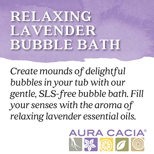 Aura Cacia Relaxing Lavender Aromatherapy Bubble Bath Pure Essential Oils Pack of 3 13