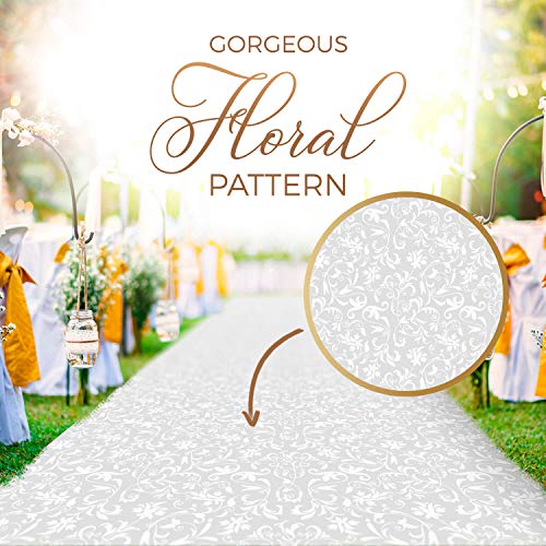 image for Excellent Designs Wedding Decorations Wedding Aisle Runner 100' x 3' P
