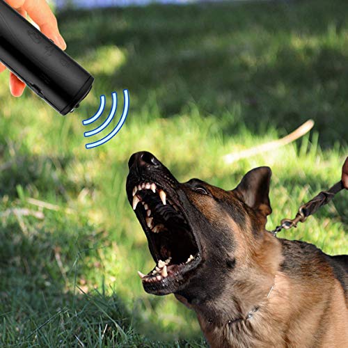 MEIREN Improved Handheld Dog Repellent & Trainer, Anti Barking Device & Ultrasonic Dog Training Aid with Control Range of 30 Ft - Thumbnail 2