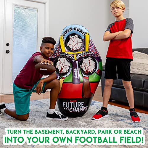 Franklin Sports Kids Football Target Toss Game Inflatable Football