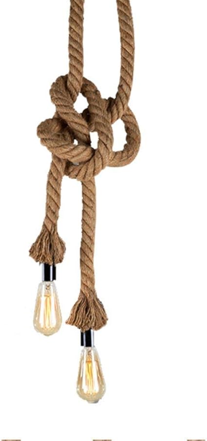 Dekorative Kronleuchter hängende Beleuchtung Jahrgang Twine hängende