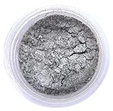 Nu Silver Luster Dust, 4 gram container