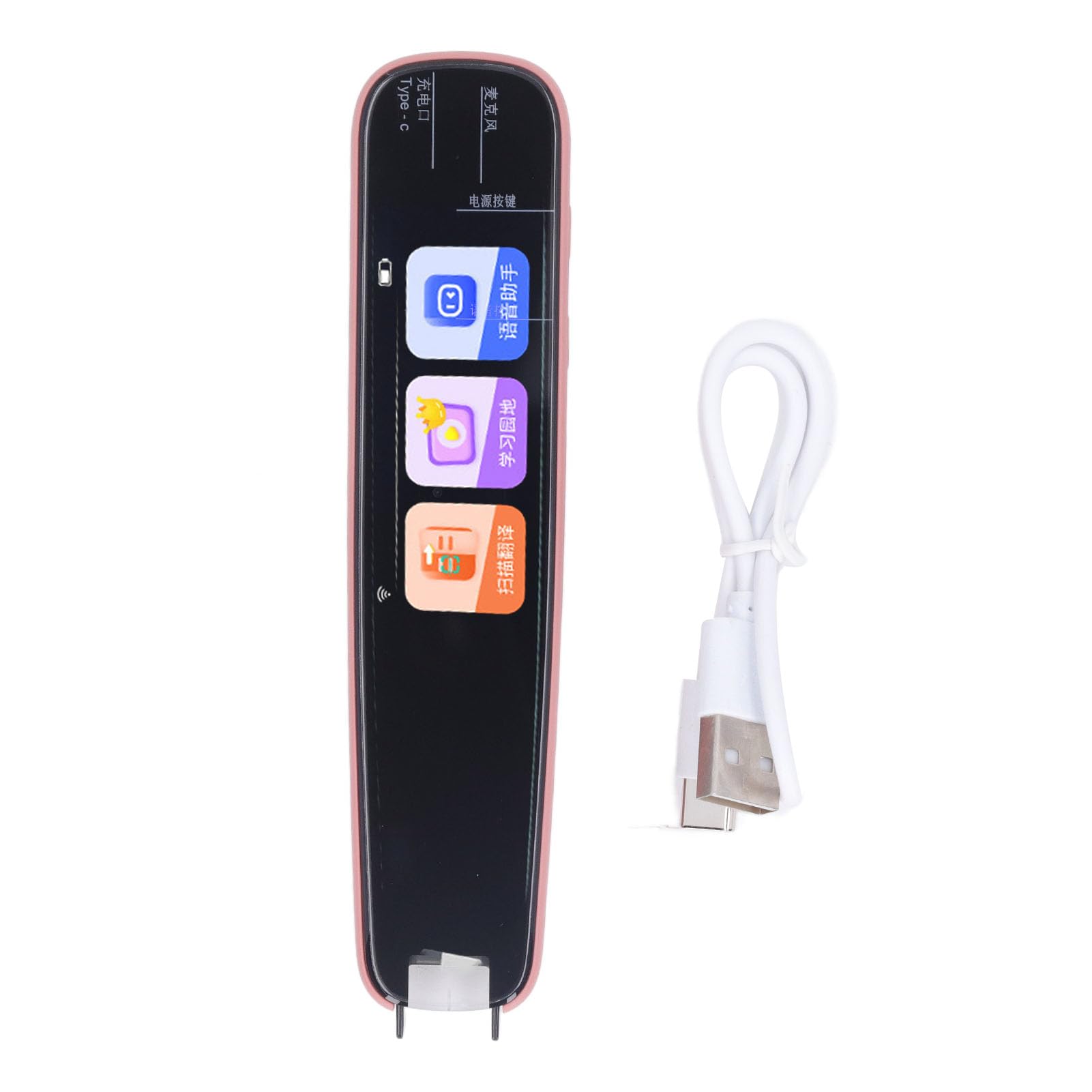 Ejoyous Scan Translator Pen, Real Time WiFi Intelligent Reader English Language Translator with Large Screen Portable Learning Device for Students