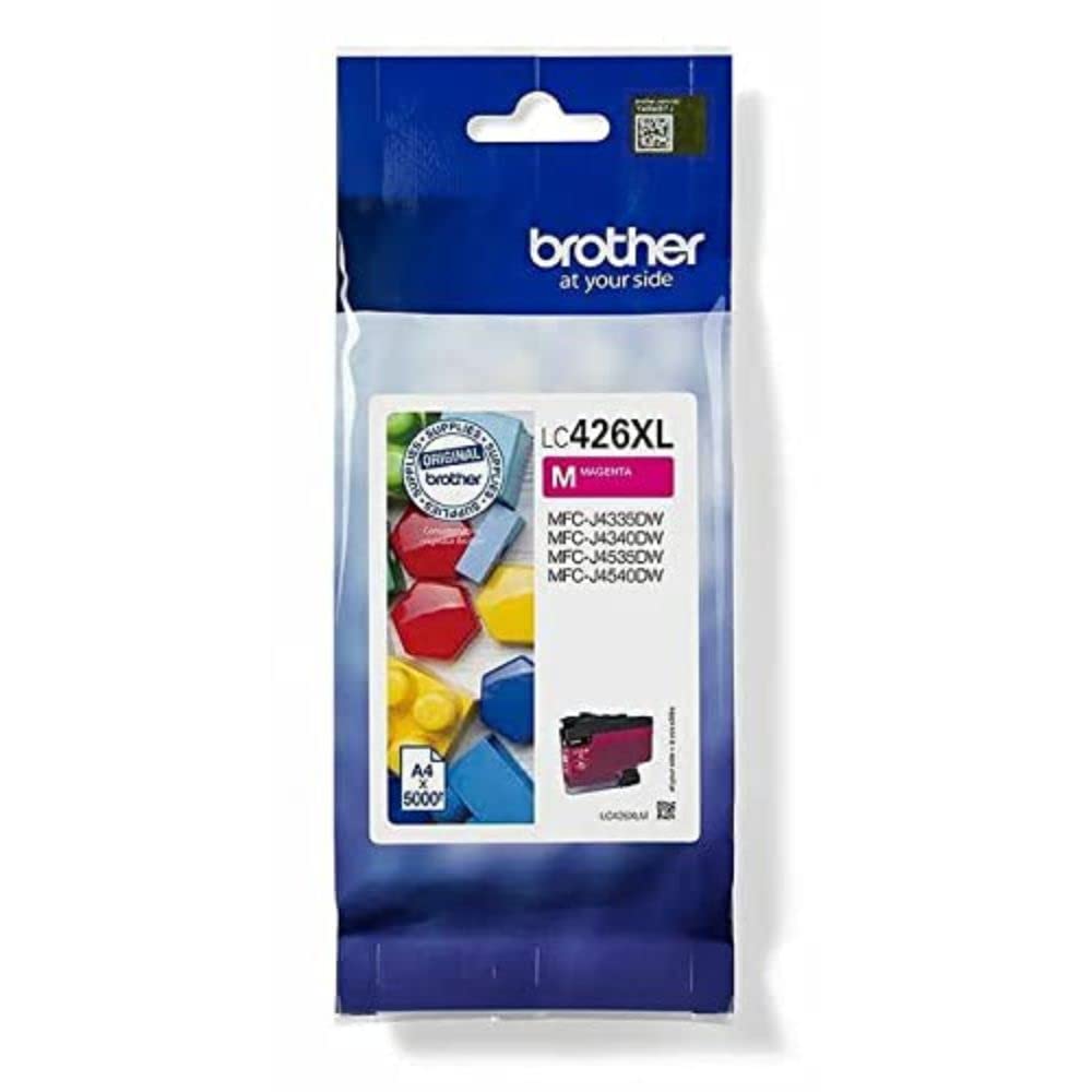 Brother LC-426XLM Inkjet Cartridge, Magenta, Single Pack, High Yield, includes 1 x Inkjet Cartridge, Genuine Supplies