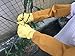 Hense Durable Leather Rose Pruning Gardening Gloves Puncture Resistant Yard Work Gloves Pruning Gloves for Gardener Orchardist Farmer Owner Men Women