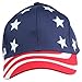 DALIX United States Hat Baseball Cap Snapback USA Flag Independence Day Memorial Veteran Army Military Red White Blue