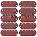 KINGSO 50 Pack 6-Hole Sanding Discs Sandpaper Hook and Loop Pads 40/60/80/100/120/180/240/320/400/800 Assorted Grits