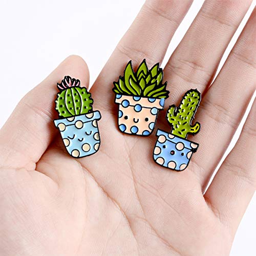 Cute Enamel Lapel Pins Set Cartoon Animal Plant Floral Fruits Foods Brooches Pin Badges for Clothing Bags Backpacks Jackets Hat DIY (Summer sun glass orange juice coco set of 6) - Thumbnail 4
