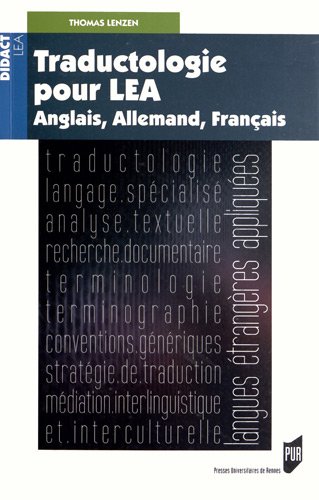 Traductologie pour LEA