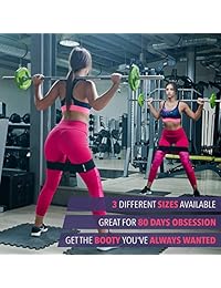 SimplyPuer Super Strong Booty Band Durable Thick Breathable Fabric Nonslip No Rolling - Women’s Workout Butt & Hip Exercise Resistance Band