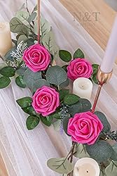 N&T NIETING Artificial Flowers, Foam Roses Perfect