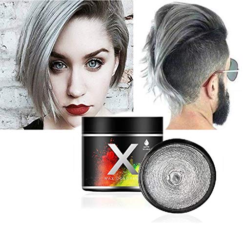 Sliver Grey Hair Color Temporary Modeling Natural Color