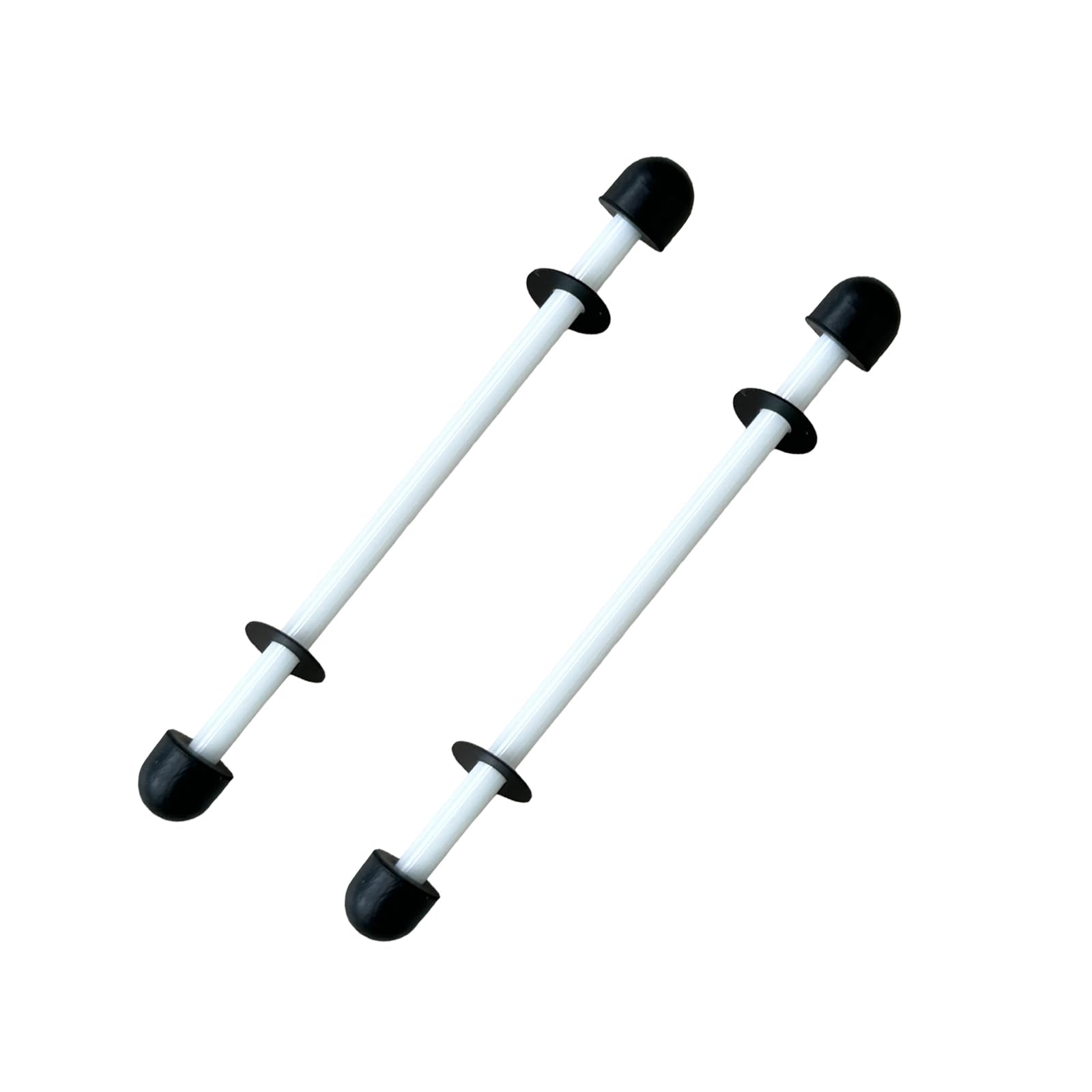 JZSMY 2 x Ceramic Shaft for Coleman for Lay Z Spa Hot Tubs Pump Impeller/Rotor E02, 2 Ceramic Shaft with 4 Caps & Spacer for #P4071, 58113 Hot Tub Pump Rotor Impeller