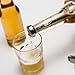 Coolzoom Beer Chill Sticks - Stainless Steel Wine Chillers - Beer and Beverage Coolers With A Tube Brush, Set of 2, Silver