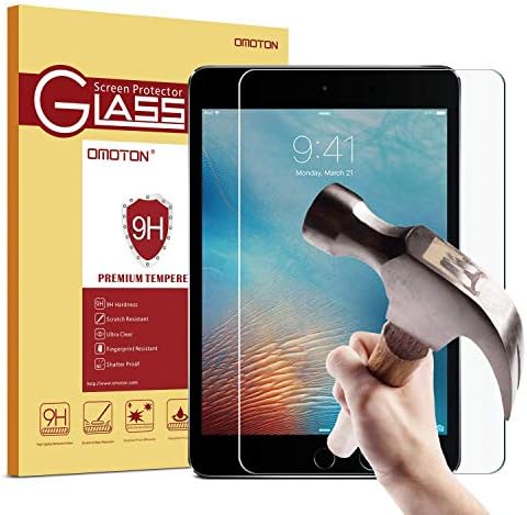 MIKEBE Screen Protector for iPad 9.7-Inch, 2018/2017 Model, 6th/5th Generation, iPad Air 1, iPad Air 2, iPad Pro 9.7-Inch, Tempered Glass Film-Apple Pencil Compatible/High Definition/Scratch Resistant