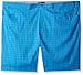Callaway Men's Big & Tall Micro-Plaid Printed Technical Shorts