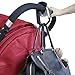 Mini-Factory (Pack of 2) Stroller Organizer Hooks, Multi-Purpose Large Hanger Hooks Clip for Shopping Bags, Purses