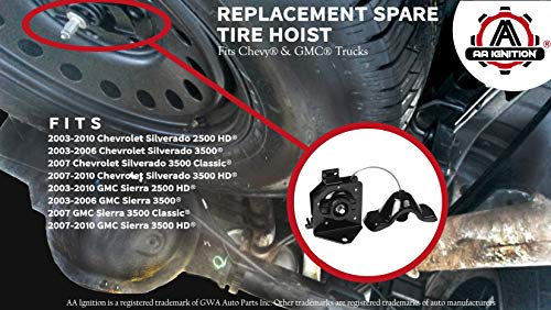 2 Replacement+Spare+Tire+Hoist+Silverado