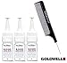 Goldwell Dualsenses BLONDES & HIGHLIGHTS Color Lock Serum, 18ml / 0.6oz vials (with Sleek Steel Pin Tail Comb) (3-pack, Blondes & Highlights)