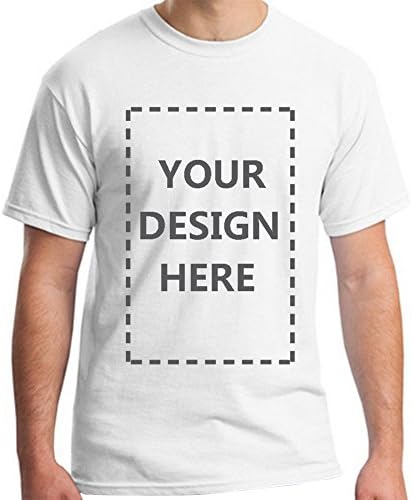 Baranovo Men Custom Add Your Personalized Design Photo Text Name Here Cotton T-Shirt