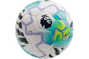 PUMA Unisex Orbita Match Premier League Soccer Ball (FIFA Quality), White-Team Aqua-Ultra Blue-mulicolour AH25, 5