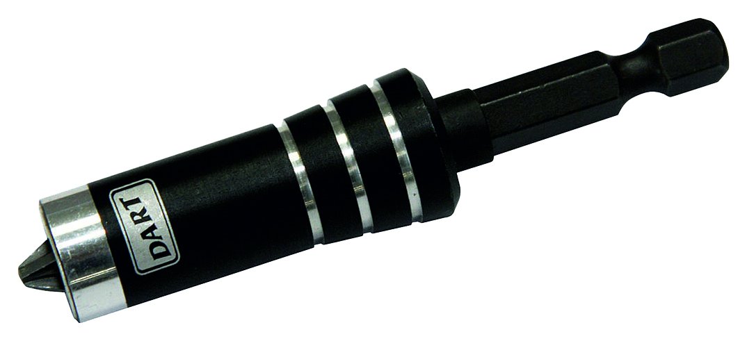 DARTPremium Double Magnetic Bit Holder | Suitable for 1/4” Insert Bits and 25mm Driver Bits | Eliminate Pre-Drilling | In-Built Spring for Countersinking
