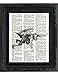 Fresh Prints of CT Dictionary Art Print - Steampunk Aerial Flying Man - Printed on Recycled Vintage Dictionary Paper - 8.5
