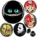 Acrylic Logo internally threaded screw fit flesh tunnels available size 2g (6mm) to 1