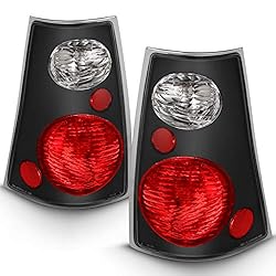 AmeriLite Black Replacement Brake Tail Lights Set