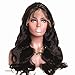 Suerkeep Unprocessed Brazilian Virgin Hair 10 inch Body Wave Human Hair Lace Frontal Wigs with Baby Hair Natural Wave Wigs for Black Women 150% Density Glueless Wavy Lace Frontal Wig Pre Plucked