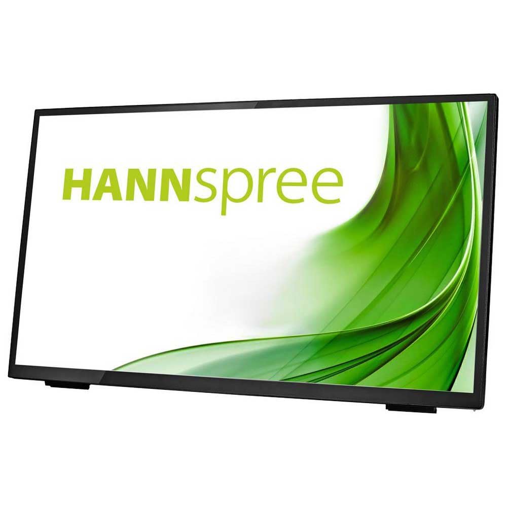 HANNspree HT248PPB HS-IPS 23.8 Inch 1080p Full HD Touch Screen Monitor with HDMI, DisplayPort and VGA Connectivity - Black