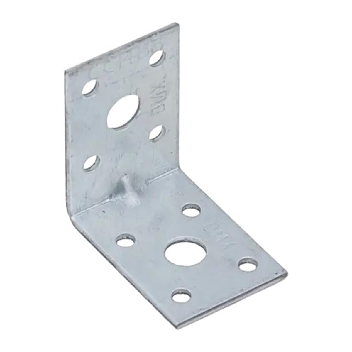 50mm x 50mm x 35mm Heavy Duty with Reinforcment Angle Brackets for Wood Timber Steel Zinc Plated Steel KPL5 (Pack of 20) L14ABC