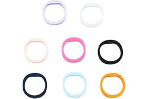 8PCS Silicone Protective Cases, Soft Elastic Covers Compatible with Gen 2 and 2 Air Smart Rings Offering Anti-Scratch Protect