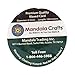 Mandala Crafts Navy Blue 0.5mm Waxed Cord for Jewelry Making - 109 Yds Navy Blue Waxed Cotton Cord for Jewelry String Bracelet Cord Wax Cord Necklace String